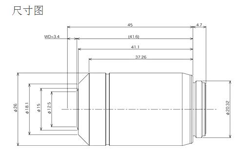 奧林巴斯物鏡 長工作距離平場(chǎng)半復(fù)消色差物鏡 LMPLFLN