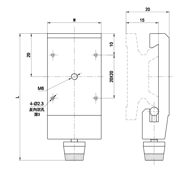 滑臺 滑塊 HT-（311、313、314）DG-（303、304）