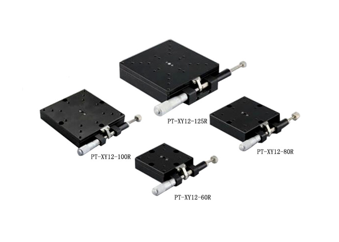 PT-XY12-60R /80R/100R/125R 手動精密旋轉(zhuǎn)臺 位移臺 雙軸承轉(zhuǎn)盤