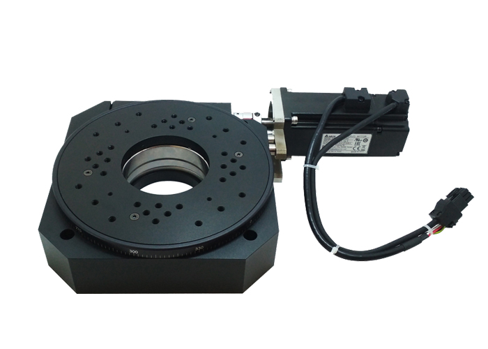 PT-GS200高速電動(dòng)旋轉(zhuǎn)臺(tái) 分度盤 臺(tái)面200 轉(zhuǎn)速360度/秒 伺服電機(jī)