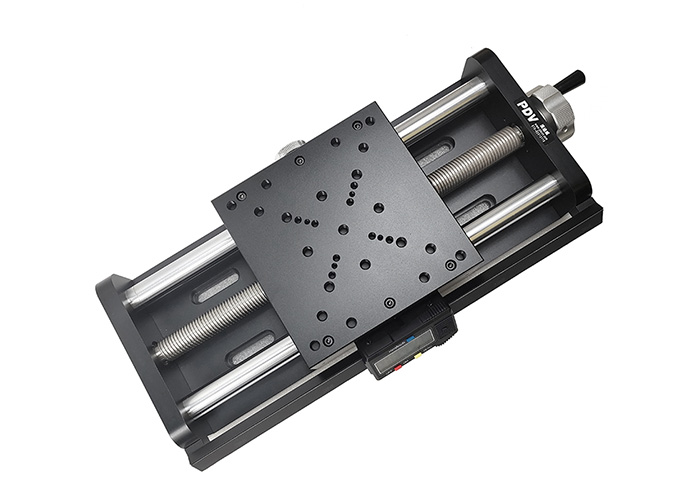 手動(dòng)數(shù)顯平移臺(tái) 尺寸120X120 自鎖位移臺(tái) 行程50/75/100/150/200