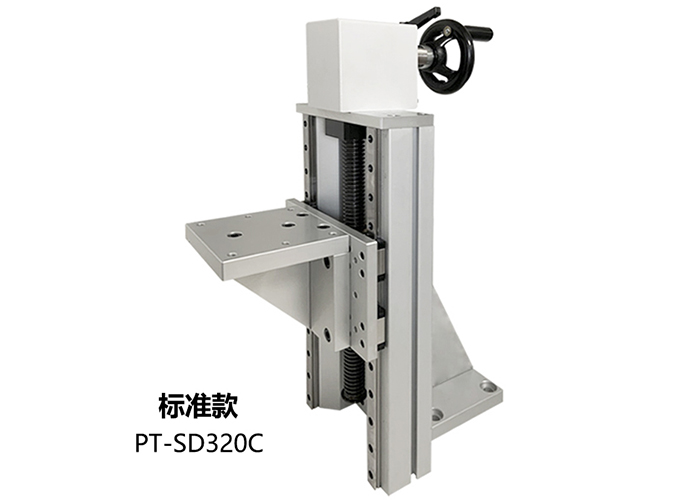 精密手動升降臺手動直線模組帶位置顯示器滑臺