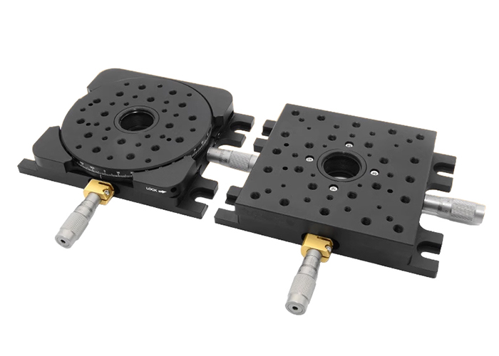 雙軸線性位移臺XY軸平移臺手動精調(diào)光學實驗滑臺 PT-SD79/SD80