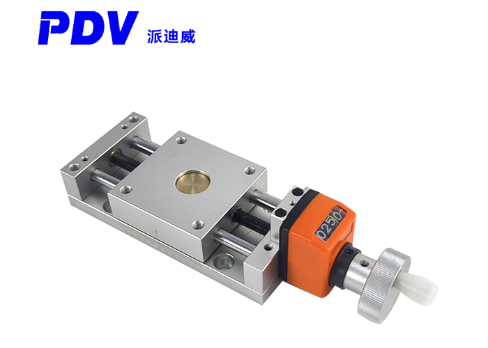 手動(dòng)平移臺(tái) 一維位移臺(tái)升降臺(tái) 直線滑臺(tái)PT-ST25（數(shù)顯）