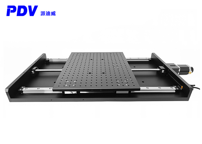 GD500高精度電動平移臺X軸位移臺電動位移滑臺直線平臺承載60公斤